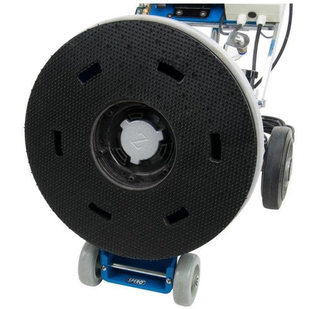 17 inch 1100Watt Boen en schrobmachine met actieve achterwielen & elektrisch sproeisysteem SP5001