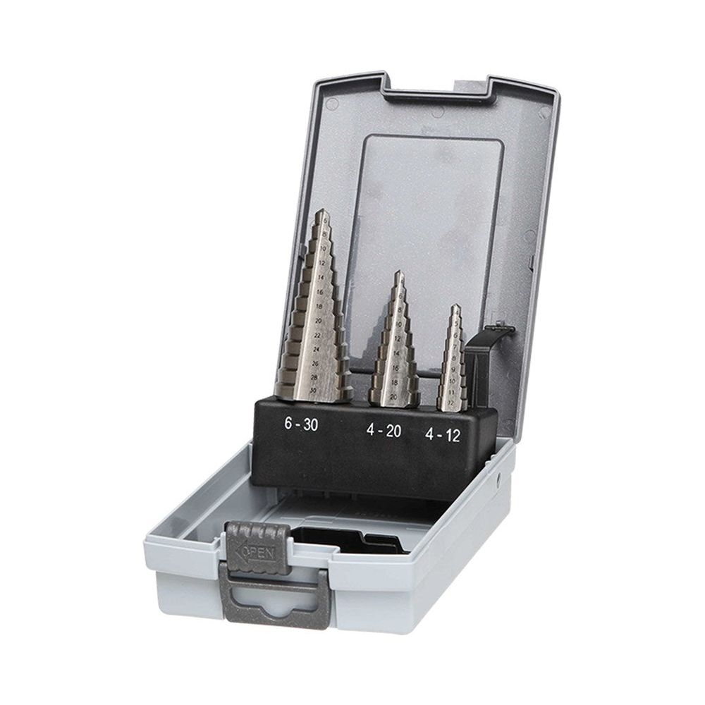 Trappenborenset HSS-G 4-30mm 3-delig 4-12/4-20/6-30mm (LZ01230)