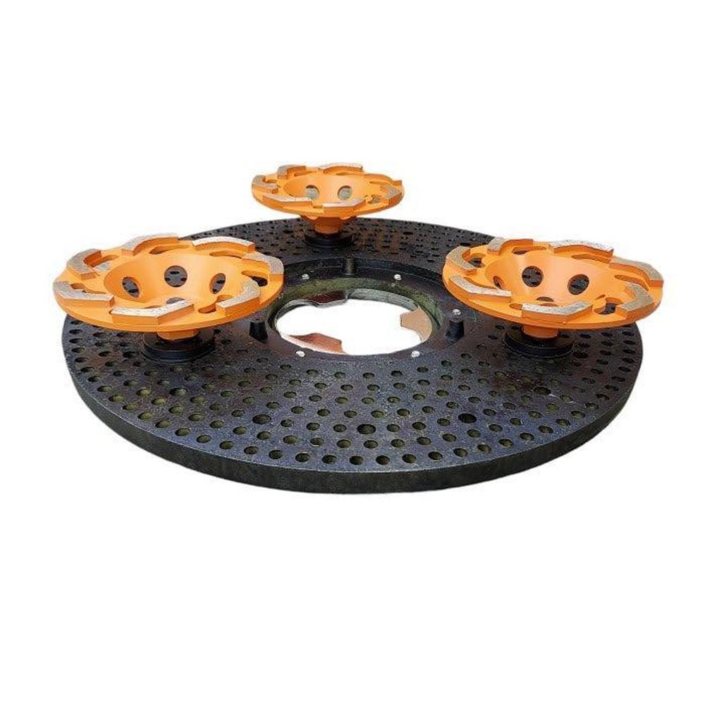 SNAKE Diamant Komschijf 17 Inch Eenschijfmachine Schuurplaat - Grof - Beton & Natuursteen