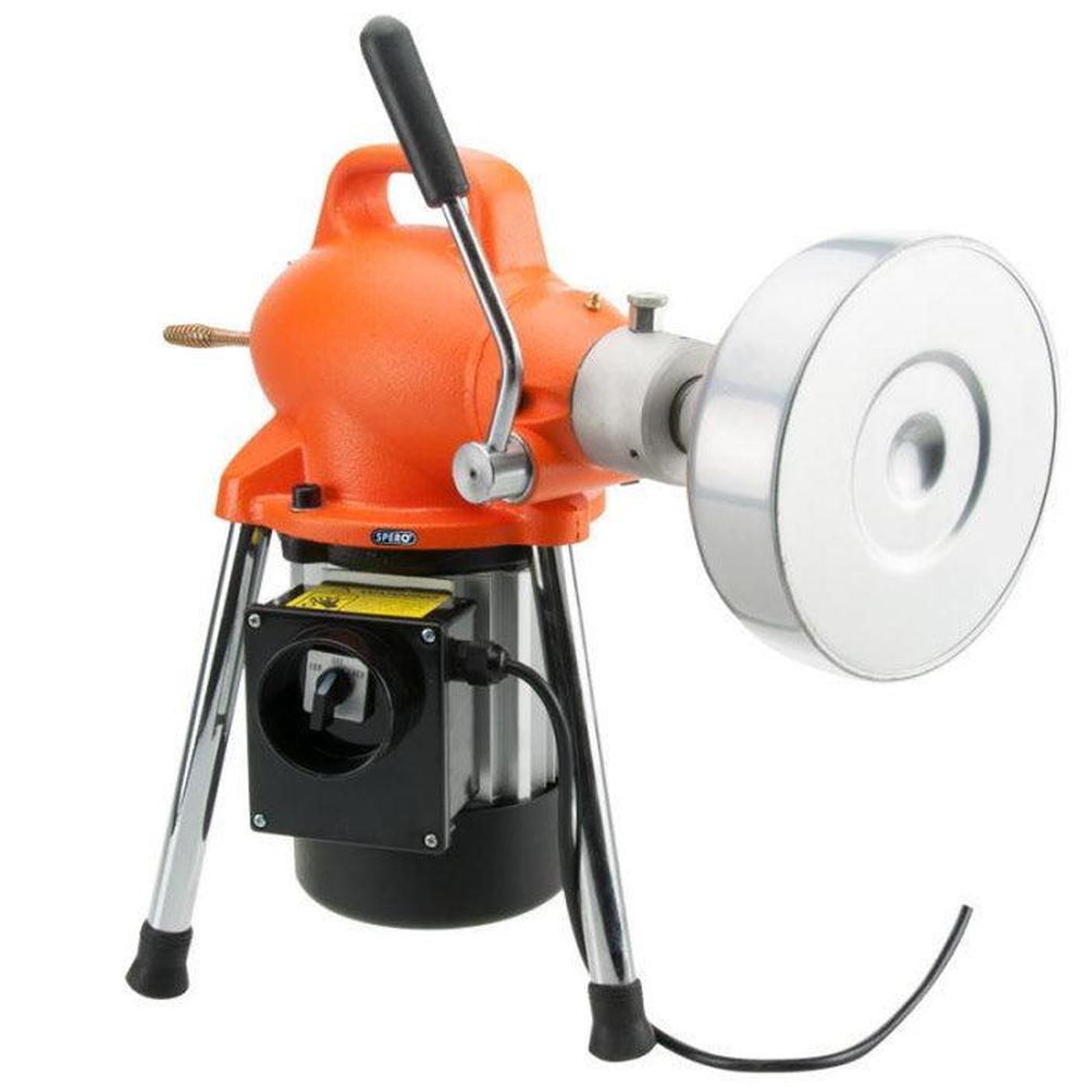 8 & 16mm afvoerontstopper elektrisch roterend - 390Watt - complete set