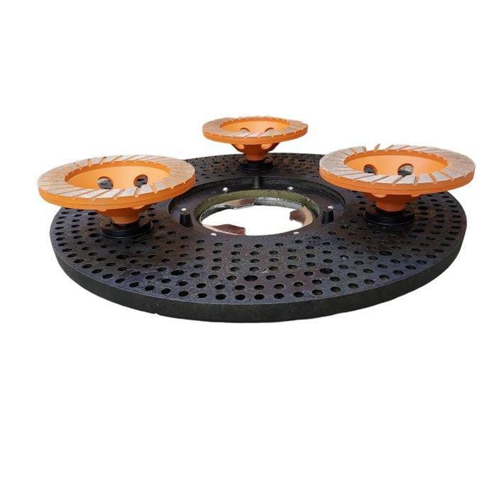 Turbo Diamant Komschijf 17 Inch Eenschijfmachine Schuurplaat - Fijn - Beton & Natuursteen