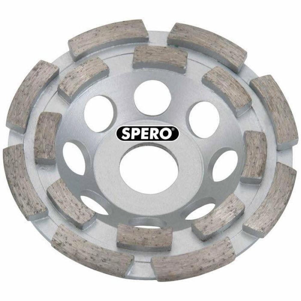 125mm MEDIUM Dubbele rij Diamant komslijpschijf Steen, Kalkzandsteen, Zandcement - Asgat 22.23mm