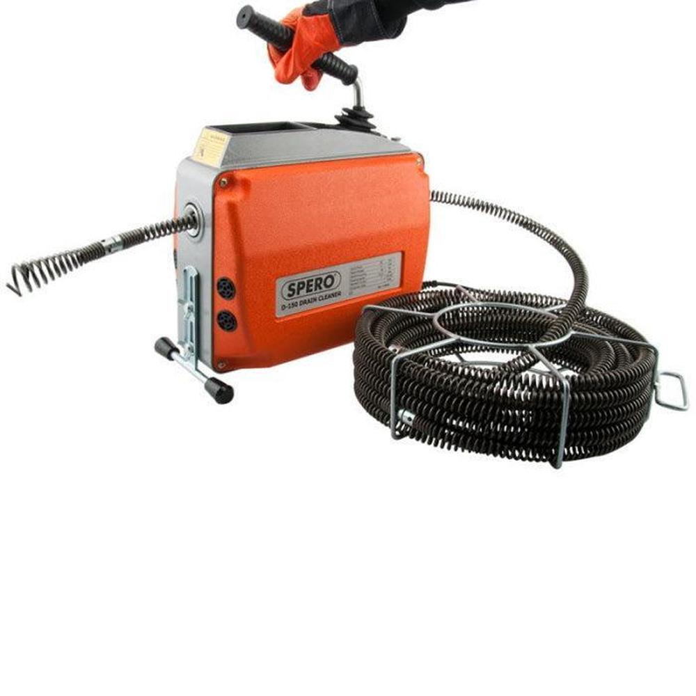 8, 16 & 22mm afvoerontstopper PRO elektrisch roterend - 570Watt - complete set