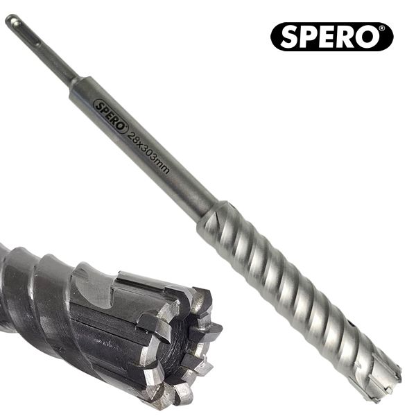 28 x 300mm Rebar Cutter 8 TCT Betonstaal Boor SDS-PLUS