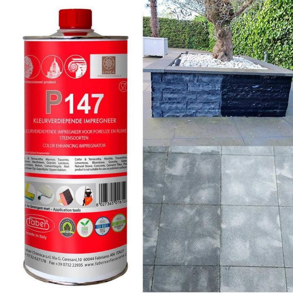Kleurverdiepende impregneer - Poreuze en ruwe soorten Natuursteen & Beton P147