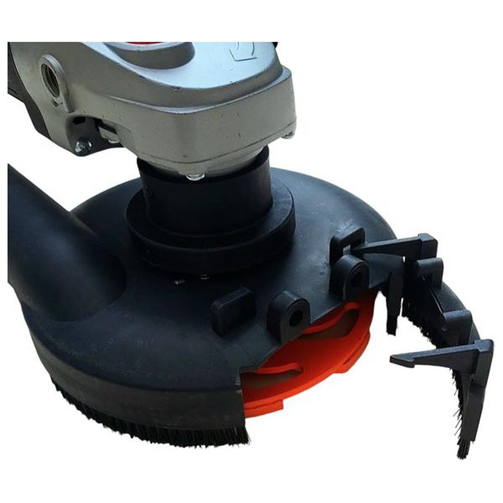 180mm DELUXE 2200Watt Betonslijper cq Schuur & Polijstmachine DROOG + Verende stofkap & STEEN Diamant Komschijf