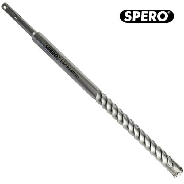 16 x 300mm Rebar Cutter 6 TCT Betonstaal Boor SDS-PLUS