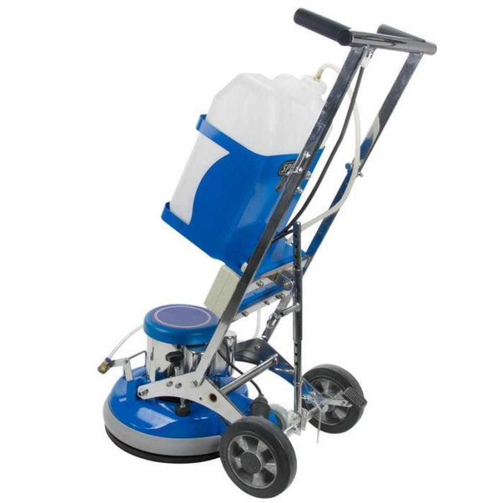 17 inch 1100Watt Boen en schrobmachine met actieve achterwielen & elektrisch sproeisysteem SP5001