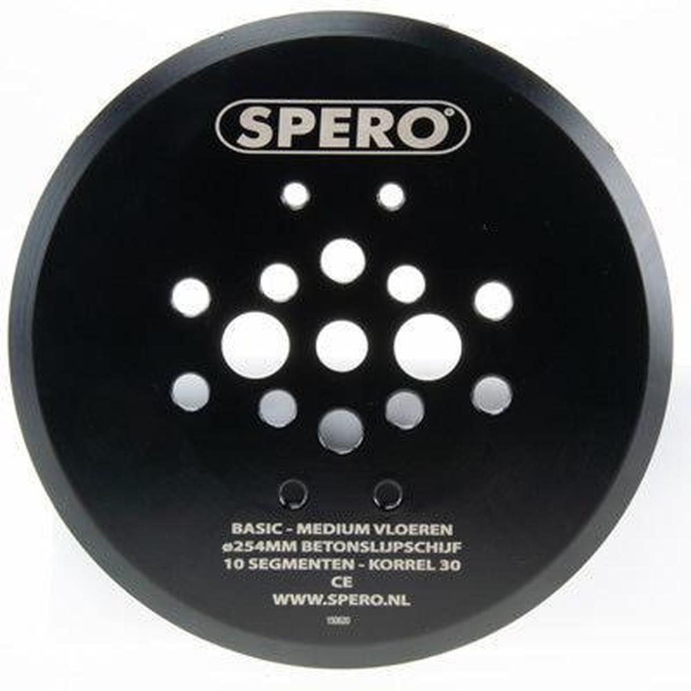 10 Segment - Universeel - Medium binding - Korrel 30 - Dia:254mm - SBM30-10 Diamantslijpschijf