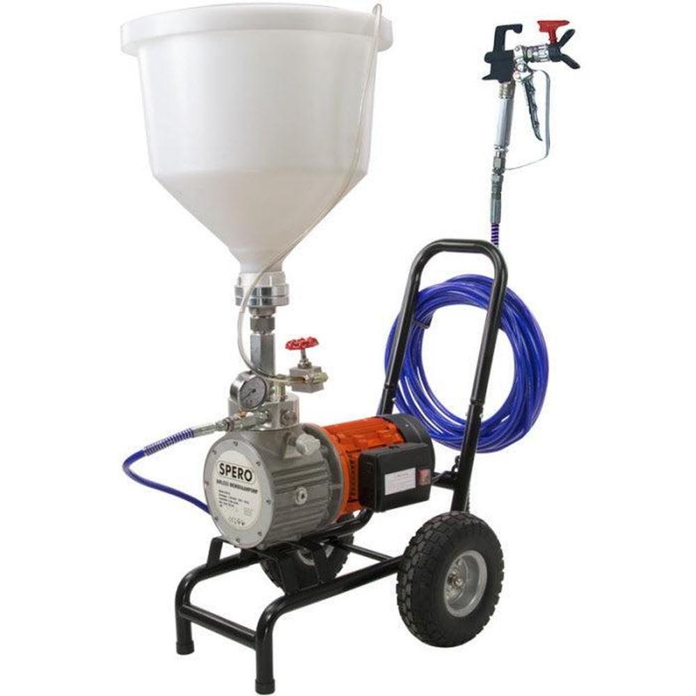 4.0Ltr/Min Airlesspomp LATEX verfspuit 30 liter trechter - SPA101B