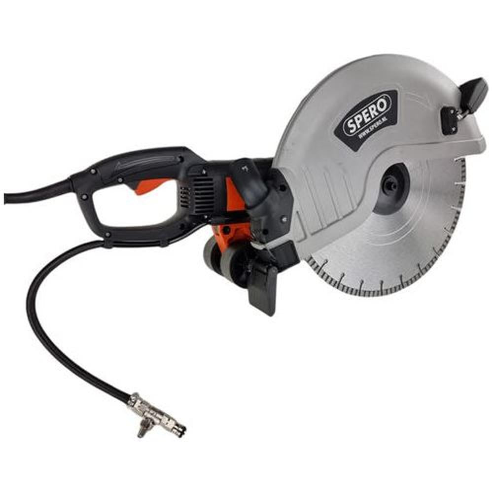 350mm Steenzaag Watergekoeld max.125mm SPHS355 + Steen Diamantzaagblad