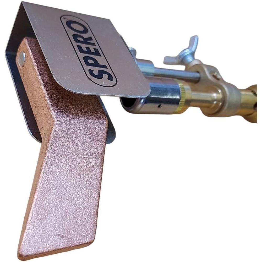 Zinksoldeerbout Hout Pro 350gr. koperen Soldeerbout 1 ltr karweifles, vulpijp, 2.0 Mtr Slang, 450gr zinkstaven,100ml Flux,