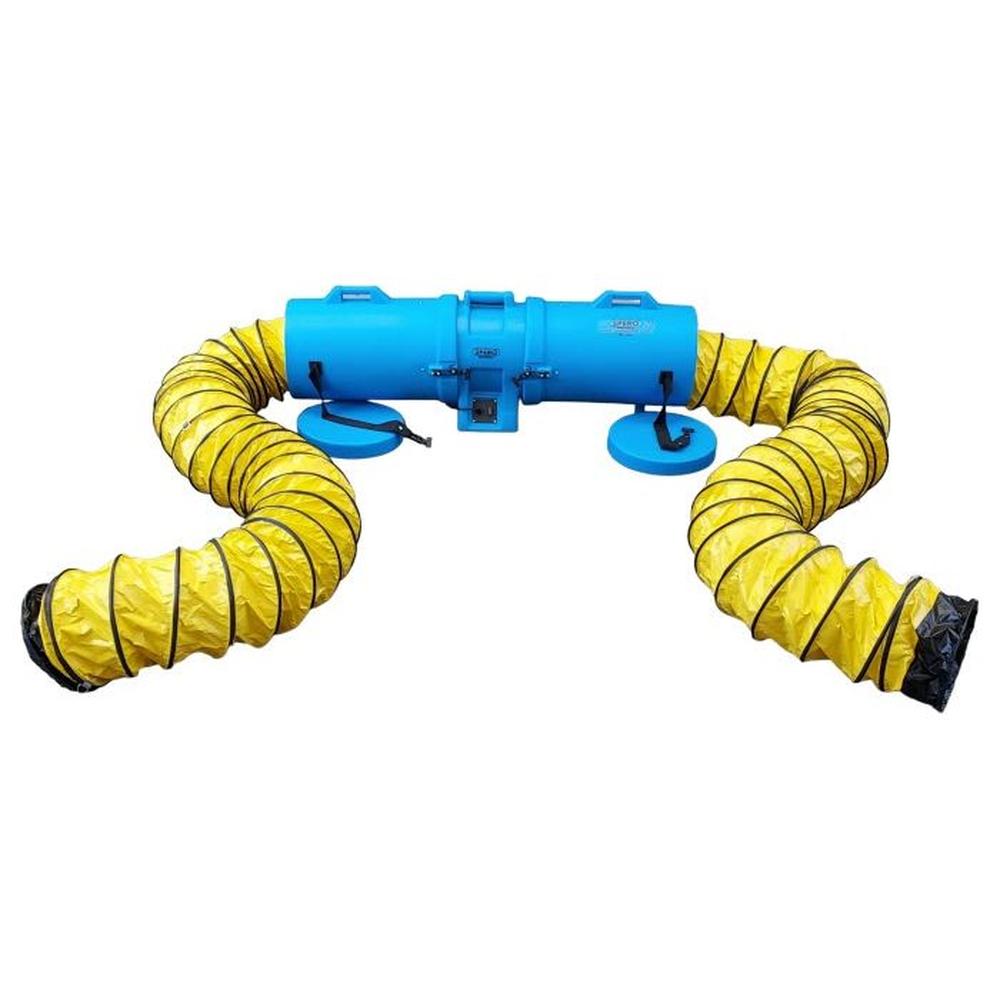 3900M3/H - Dia:300mm Axiaal Ventilator 750W Excl. koker met 4.5mtr slang - SBL4001