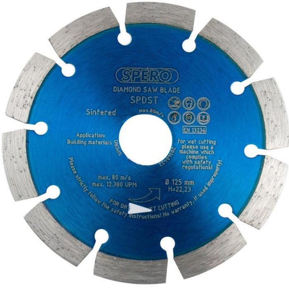 125mm Steen Diamantzaagblad asgat 22,23mm