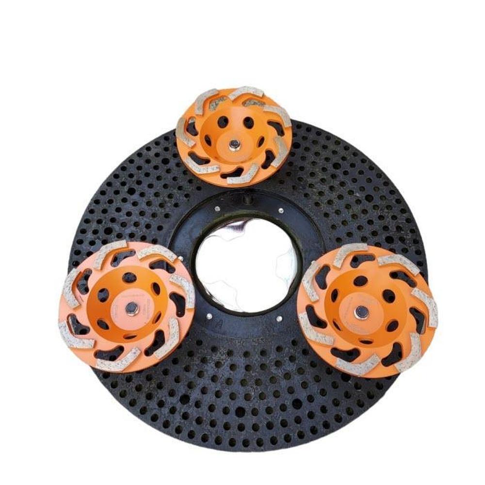 SNAKE Diamant Komschijf 17 Inch Eenschijfmachine Schuurplaat - Grof - Beton & Natuursteen