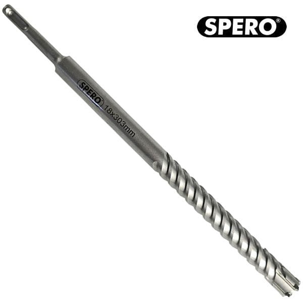18 x 300mm Rebar Cutter 6 TCT Betonstaal Boor SDS-PLUS