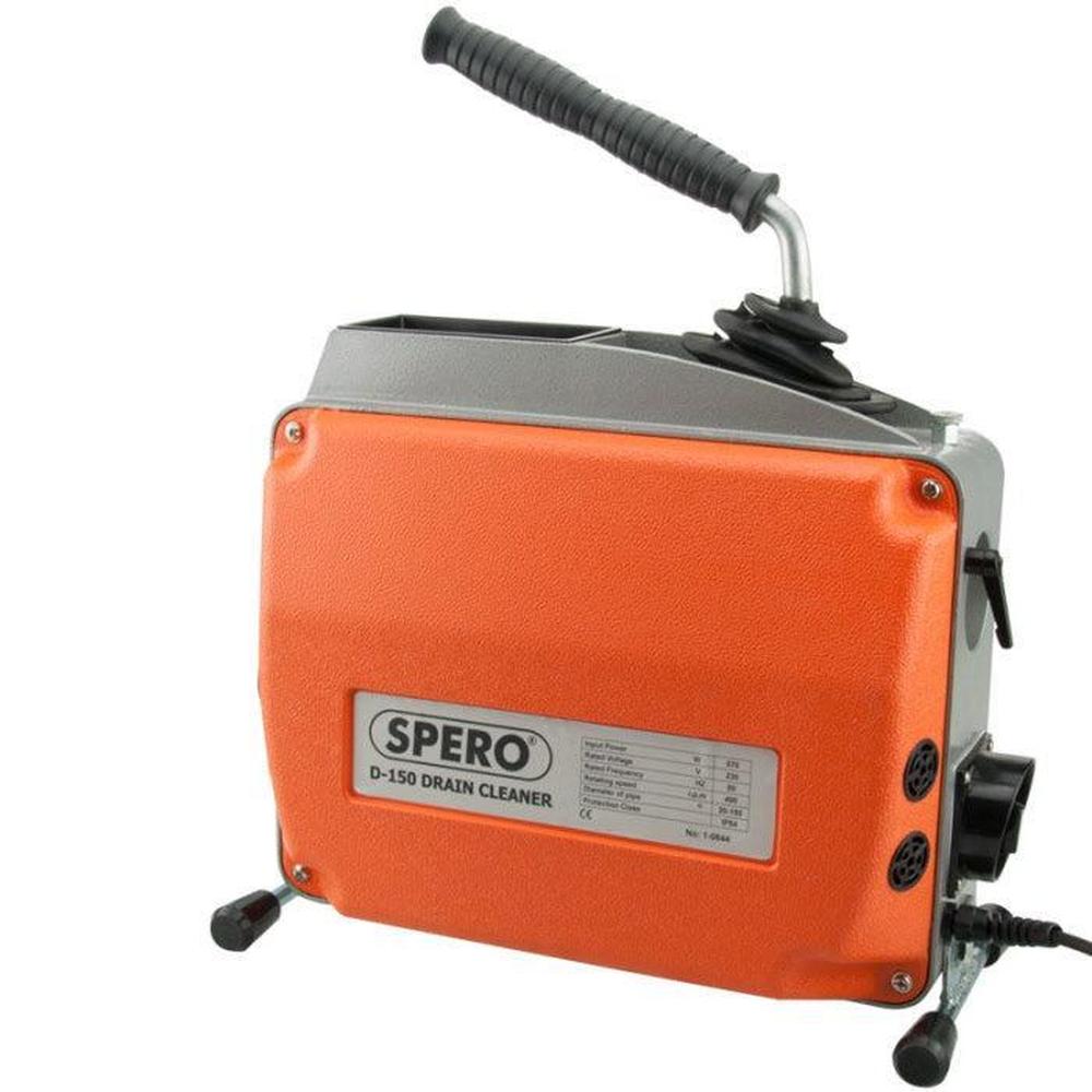 8, 16 & 22mm afvoerontstopper PRO elektrisch roterend - 570Watt - complete set