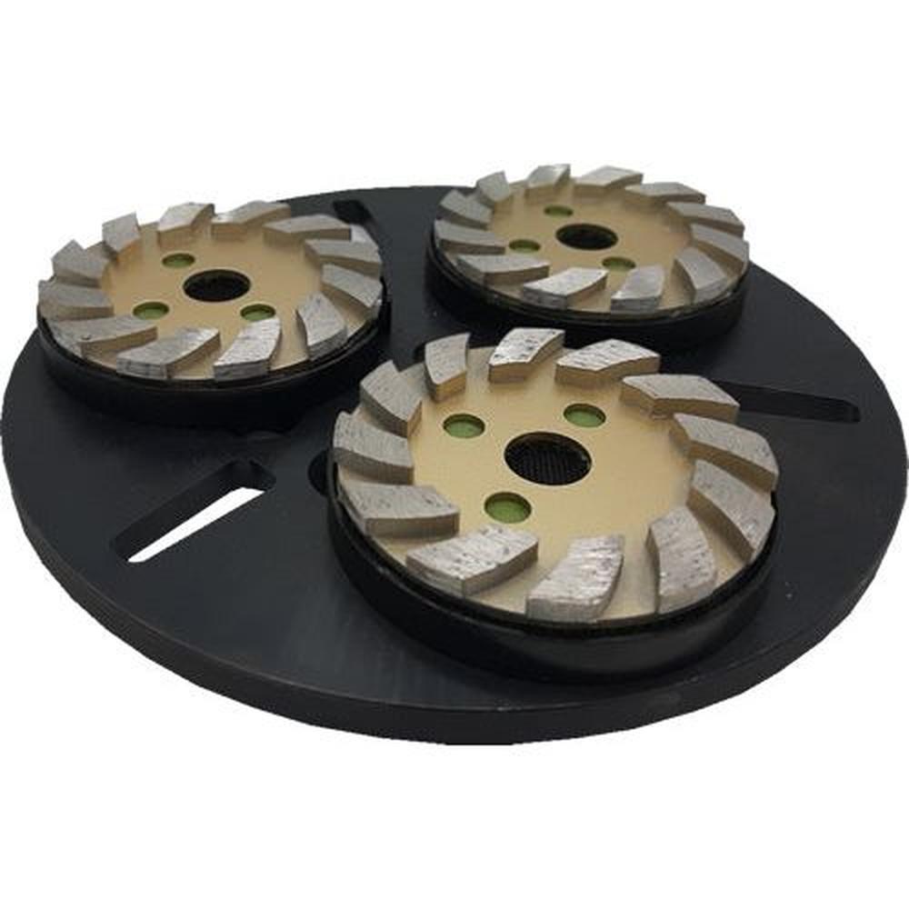 254mm - 3 x 100mm Polijst & Schuurschijven opnamebord SPBS250