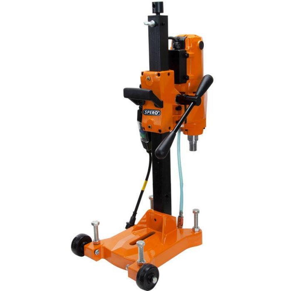 2400Watt Diamantboormachine met statief Max. 250mm SPB2001 - Nat Beton