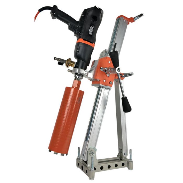 Compacte voet & Kantelbaar PREMIUM Boorstandaard Diamantboormachine Boorstatief SPAS3001