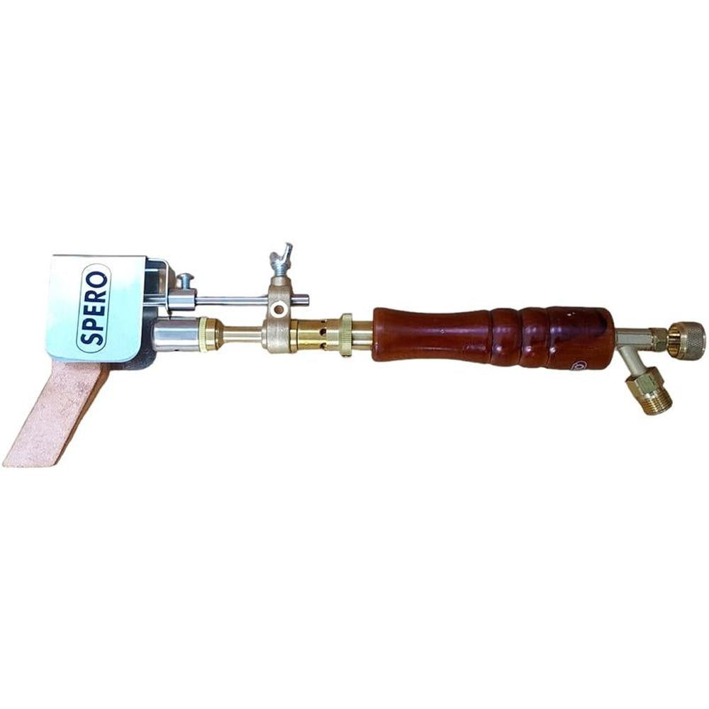 Zinksoldeerbout Hout Pro 350gr. koperen Soldeerbout 1 ltr karweifles, vulpijp, 2.0 Mtr Slang, 450gr zinkstaven,100ml Flux,