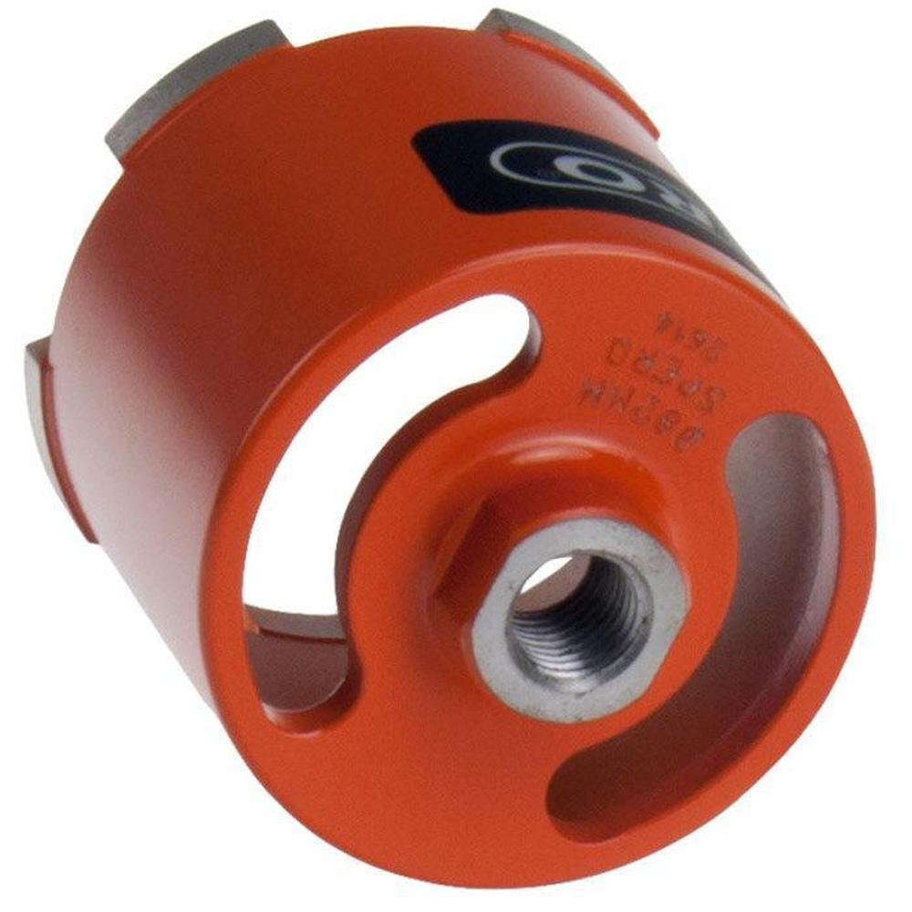 82mm x 60mm - M16(F) PRO Diamant Dozenboor 5 segmenten met achtersleuven t.b.v. stofadapter (droog gebruik)