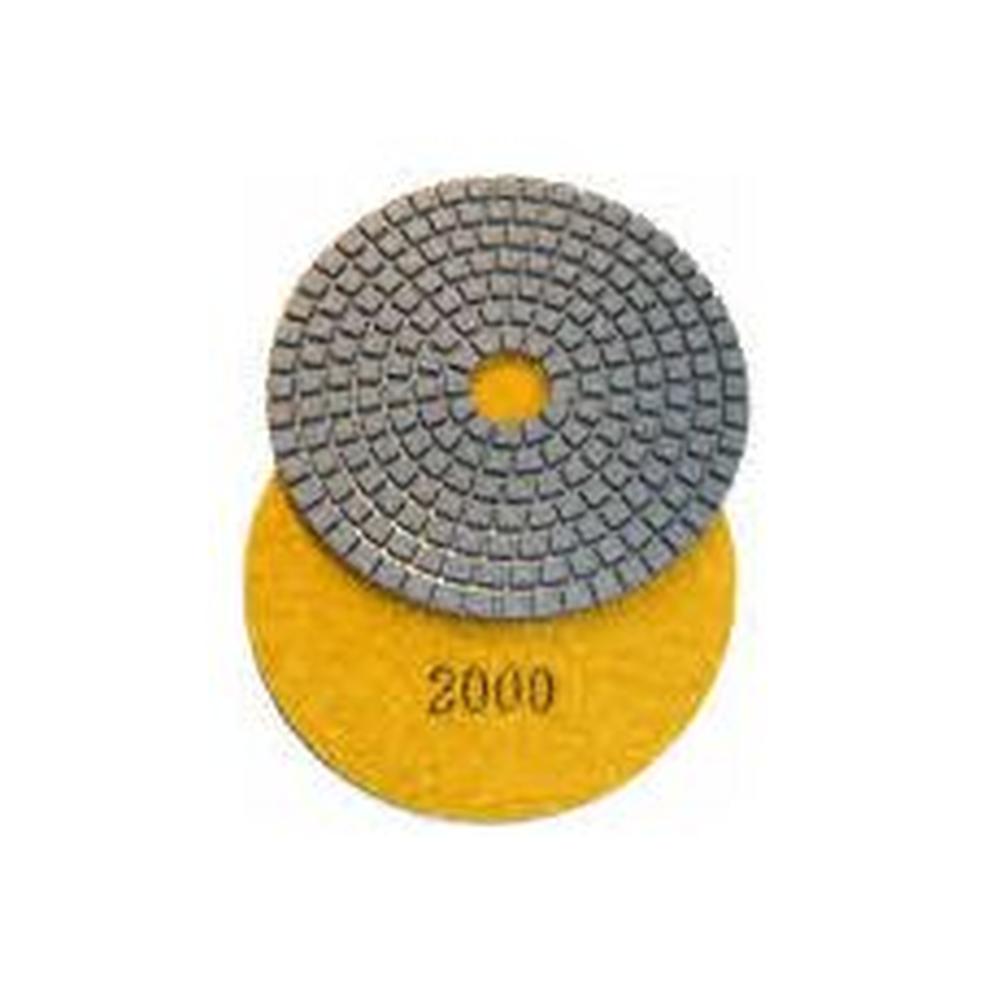 Korrel 2000 - Dia:100mm - 6mm Dik Diamant Vloerpolijstschijf - Beton, Terrazzo & Natuursteen NAT