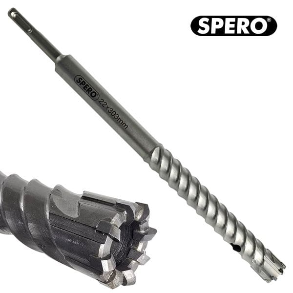 22 x 300mm Rebar Cutter 8 TCT Betonstaal Boor SDS-PLUS