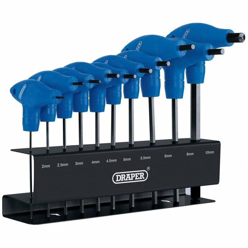 Inbus T - sleutel set, 10dlgDraper ToolsMZS Gereedschap