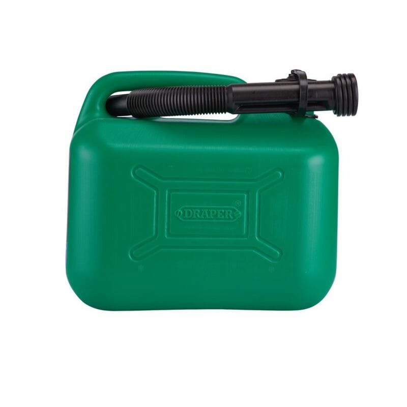 Jerrycan kunststof, 5L, groen-Draper Tools-MZS Gereedschap