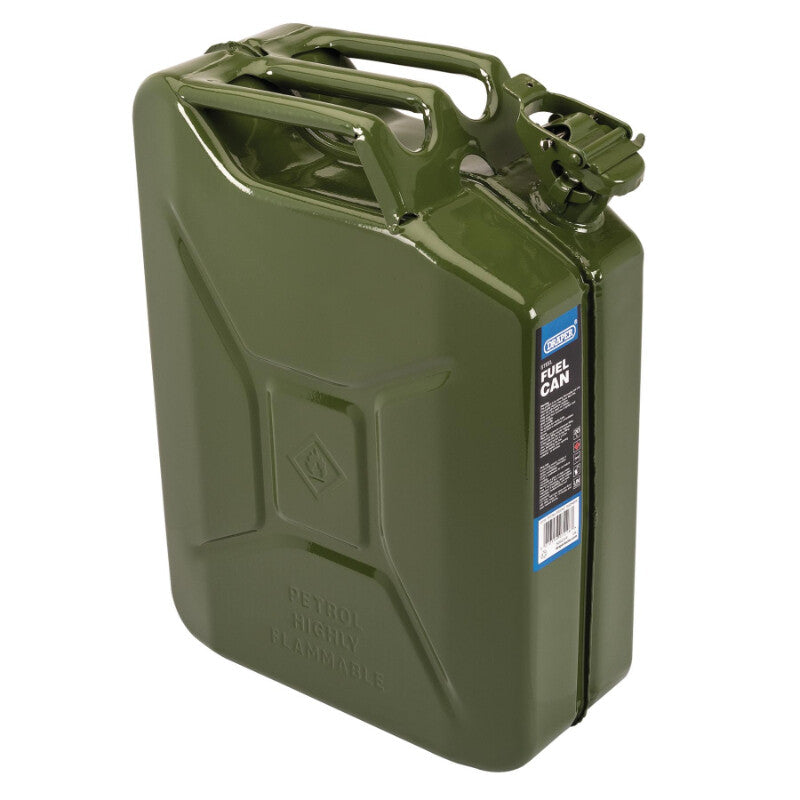Jerrycan staal, 20L, groen
