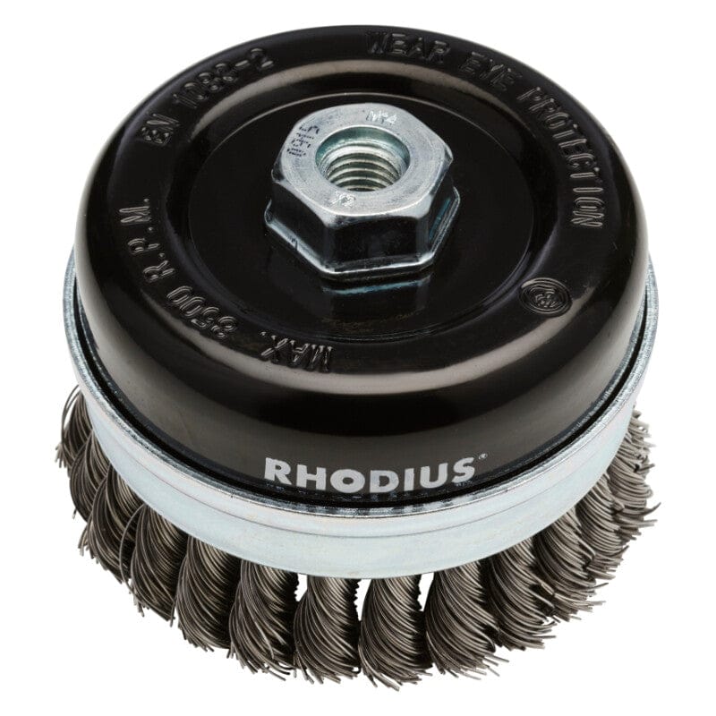 Komborstel Ø100mm, M14, 8500rpm, gevlochtenRhodiusMZS Gereedschap
