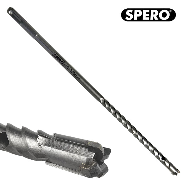 10 x 300mm Rebar Cutter 4 TCT Betonstaal Boor SDS-PLUS