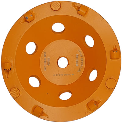 125mm EXTRA GROF 9 Segment PKD Komslijpschijf Coating, Lijm, Asbest & Bitumen - Asgat:25mm TBV. Festool Renovix