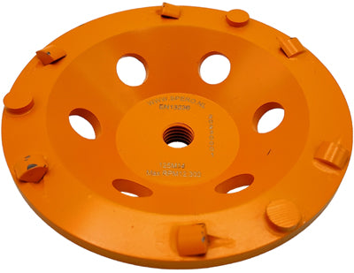 125mm EXTRA GROF 9 Segment PKD Komslijpschijf Coating, Lijm, Asbest & Bitumen - Asgat:25mm TBV. Festool Renovix