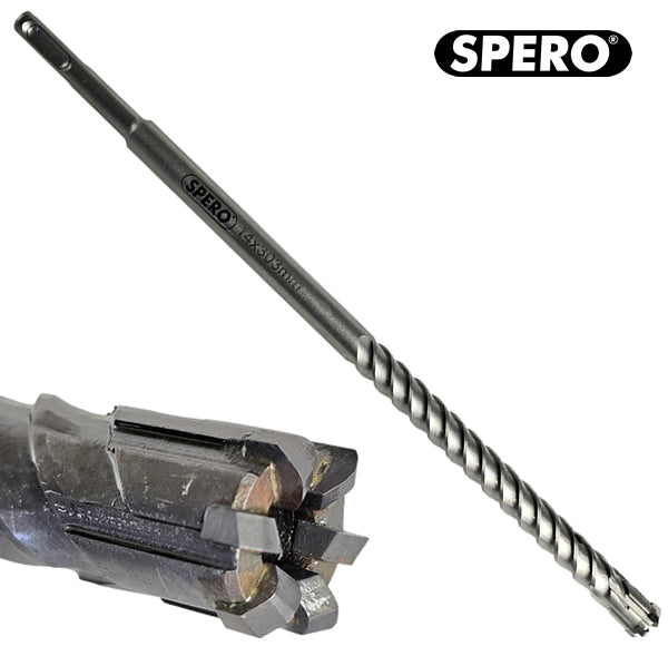 14 x 300mm Rebar Cutter 6 TCT Betonstaal Boor SDS-PLUS