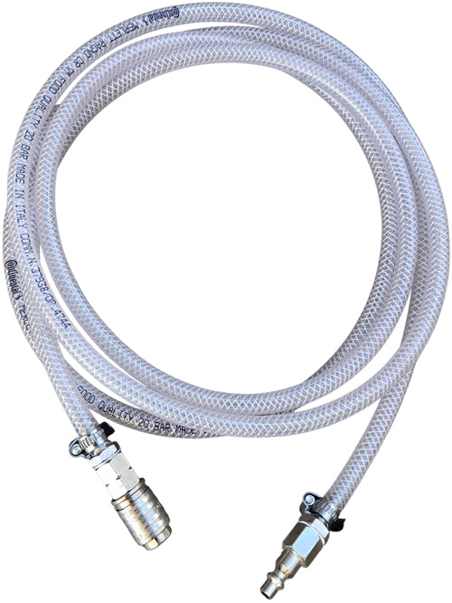 3.5Mtr Gewapende Vacuumpompslang incl koppelingen