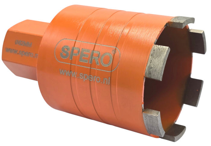 82mm 1 1/4UNC (F) - BETON dozenboor 6 segmenten - Nat gebruik + Droog ICM Soft impact