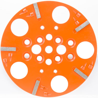 10 PKD + 5 Diamantsegment - Coating & Lijm - MEDIUM - Korrel 30 - Dia:254mm - SBPKD10 slijpschijf