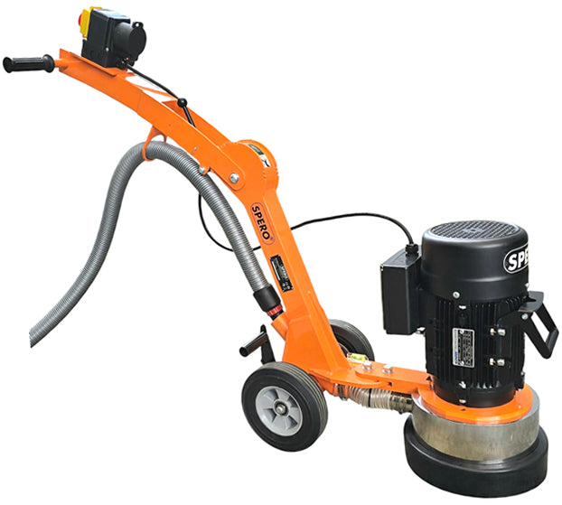250mm Diamant Beton & Coating vloerslijpmachine SPBS250 Industrie 230Volt - Droog & Nat gebruik Excl. Schijf