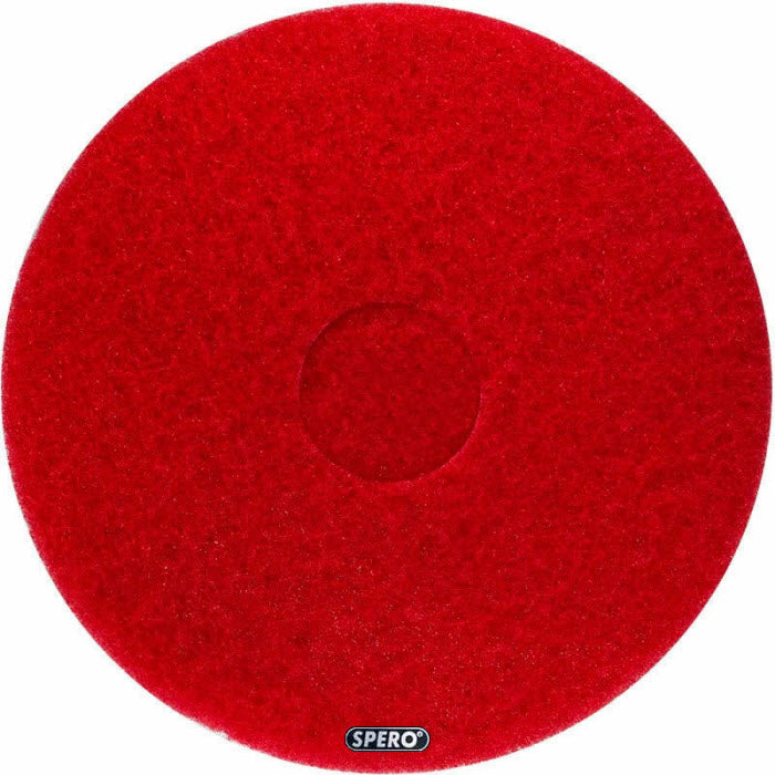 Spero 18 inch - rode dikke vloerpads (460 mm) 5 stuks