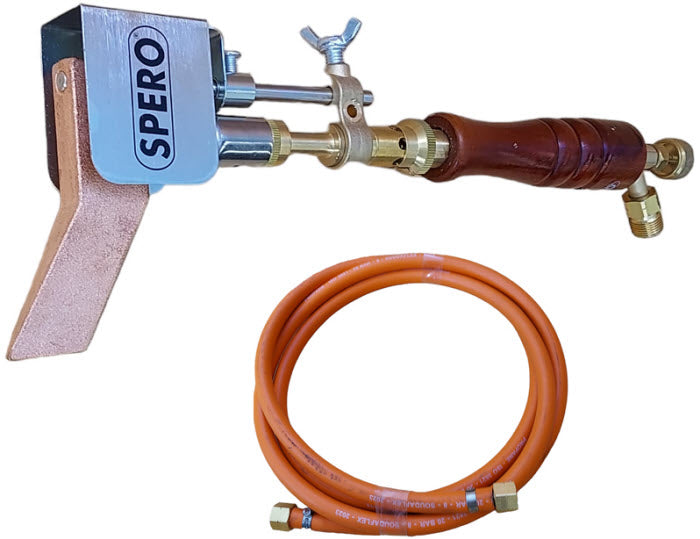 Zinkbrander Hout PRO - 350Gr. Koperen Soldeerbout & 2.0 meter slang 3/8L aansluiting