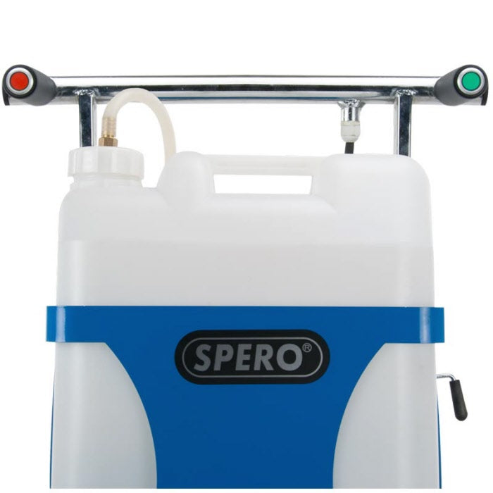 17 inch 1100Watt Boen en schrobmachine met actieve achterwielen & elektrisch sproeisysteem SP5001