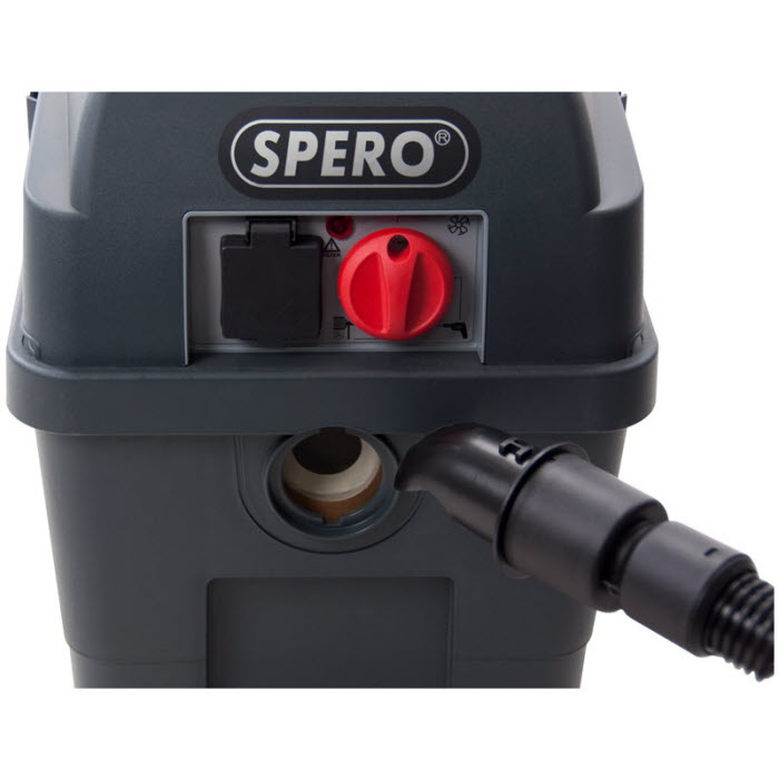 SPERO Plafond & wandschuurmachine 3-delig SP225U & 1400Watt M-klasse stofzuiger