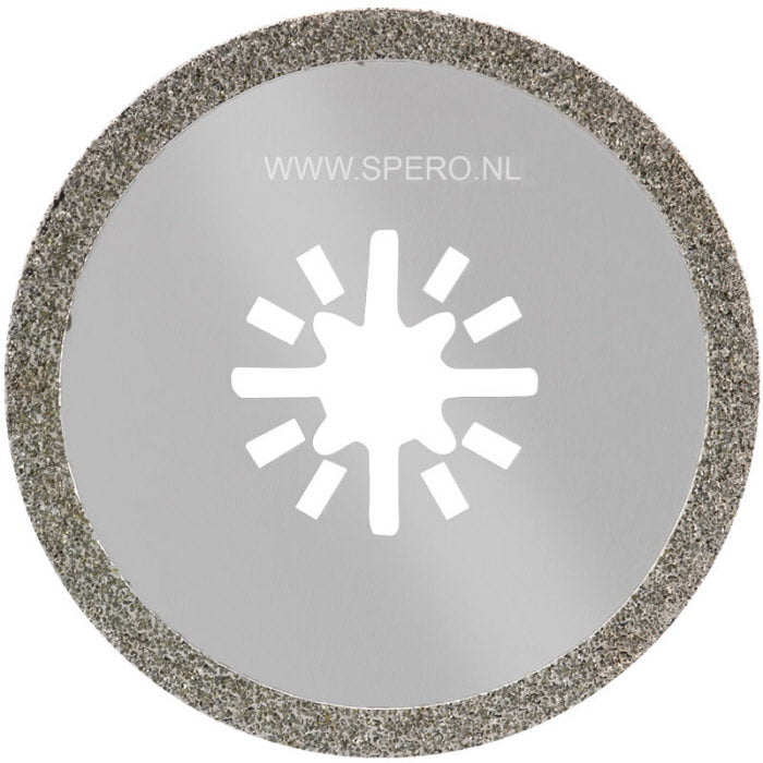 2 stuks 63mm Diamant rond multitool zaagblad - Passend op Multihole & Fein Multimaster aansluiting SPM02