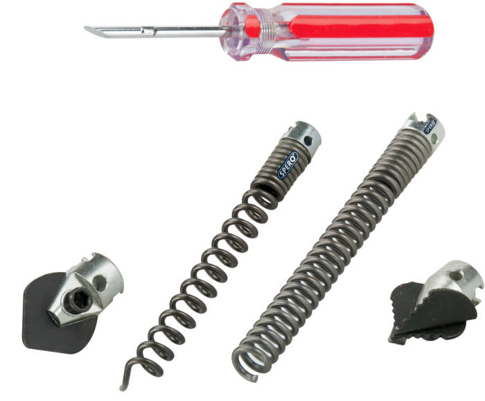 16mm - SET A - 5 delige messenset rioolontstoppers verenpakket