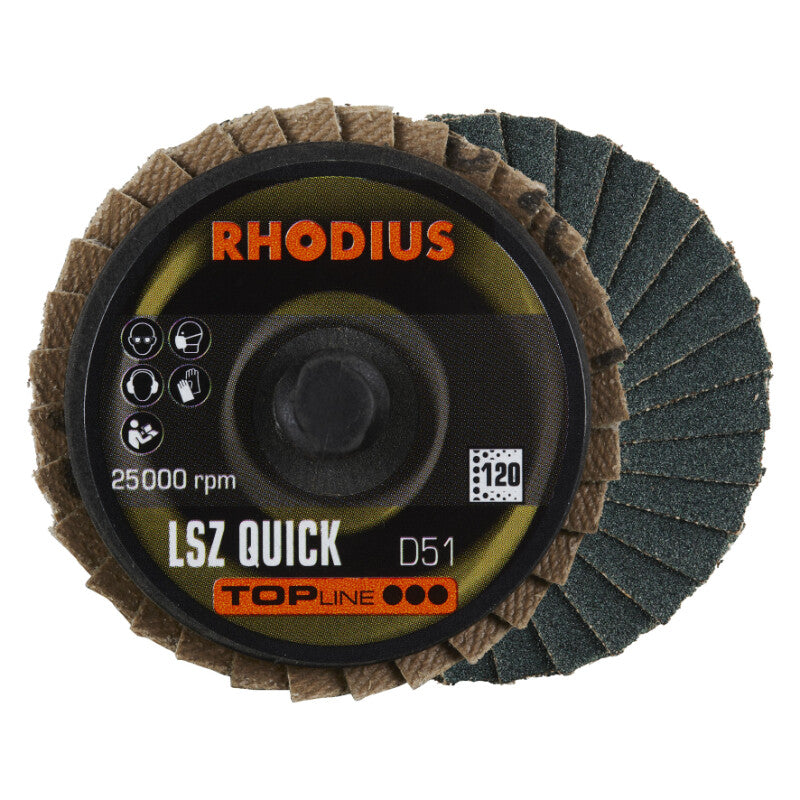 Lamellen schijf Roloc, Ø50mm, K120, 3x