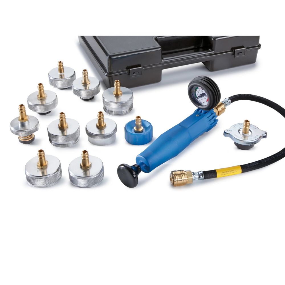 LR 229 Testset koelsysteem voor auto's met 11 testadapters