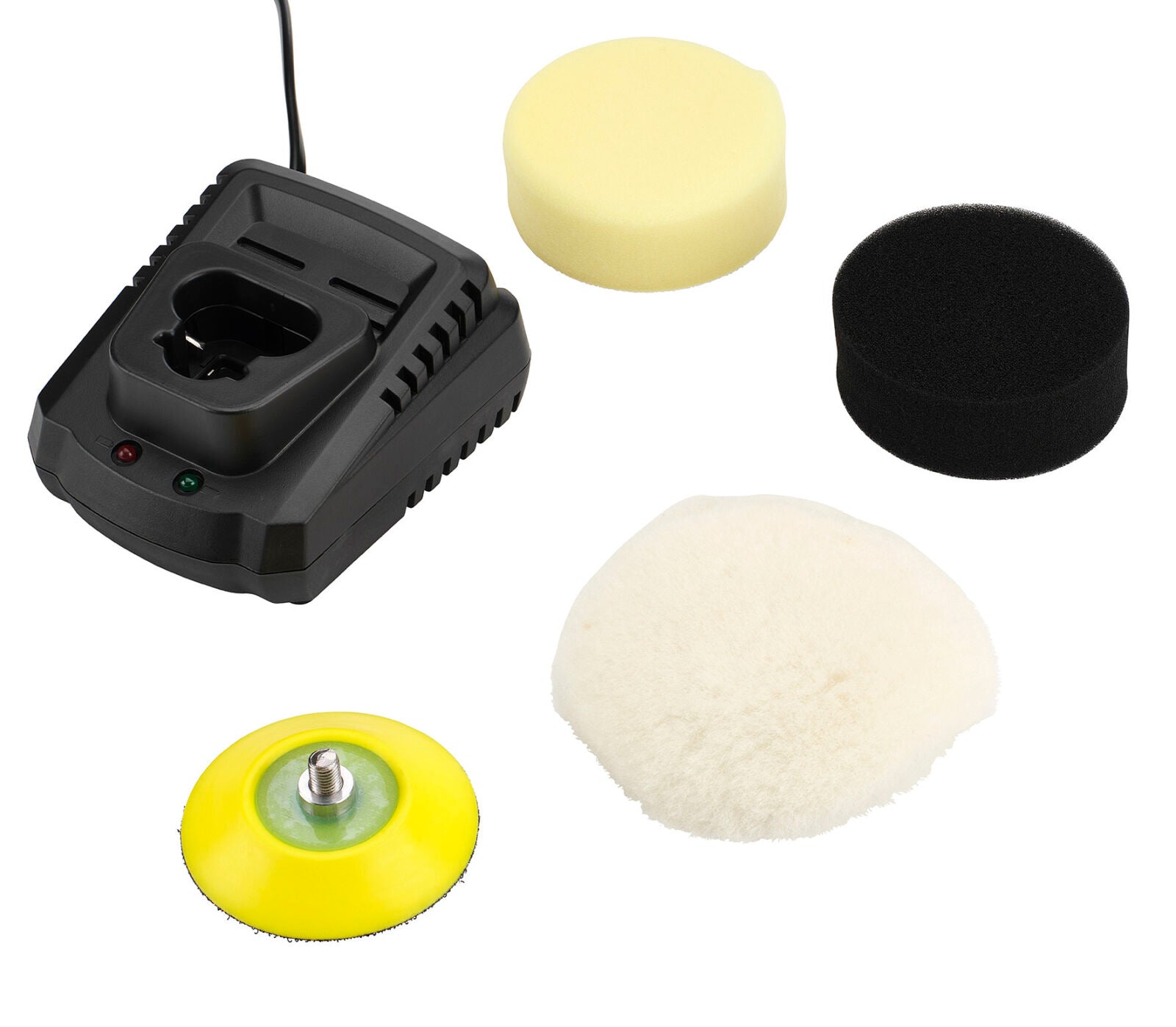 Mini accu poetsmachine set 12V, incl. accu