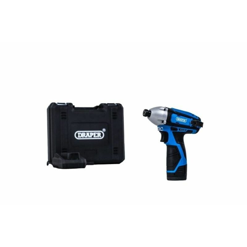 Mini accu slag - schroevendraaier 12V, 80Nm, 1/4", incl 1 accuDraper ToolsMZS Gereedschap